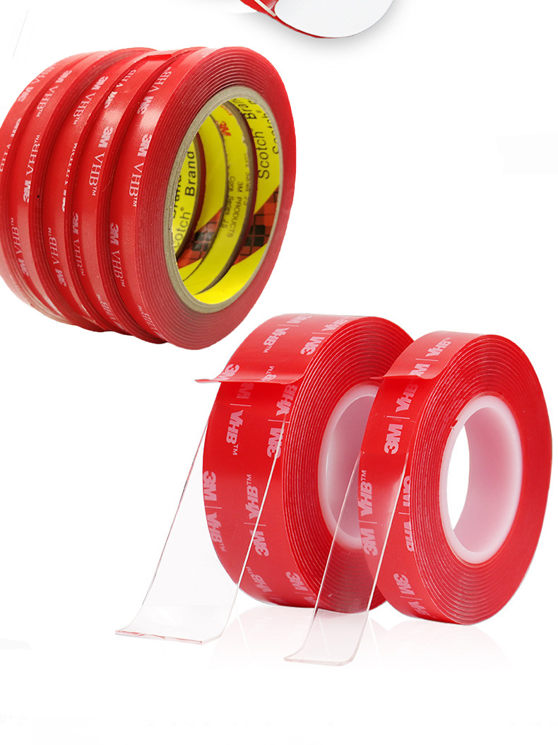 3M4905/4910 Double-sided tape high temperature resistant transparent acrylic strong non marking adhesive tape bathroom home 3M adhesive