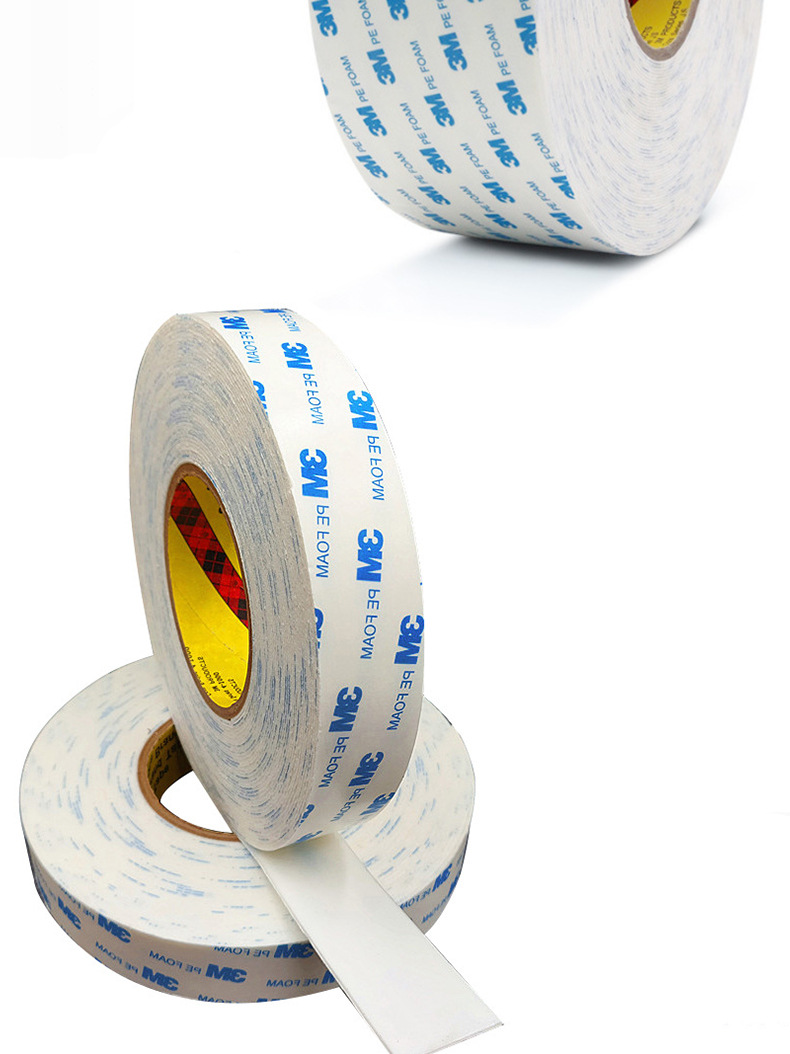 3M1600T die-cutting Double-sided tape stamping seamless waterproof foam car doll bracket base double-sided adhesive tape