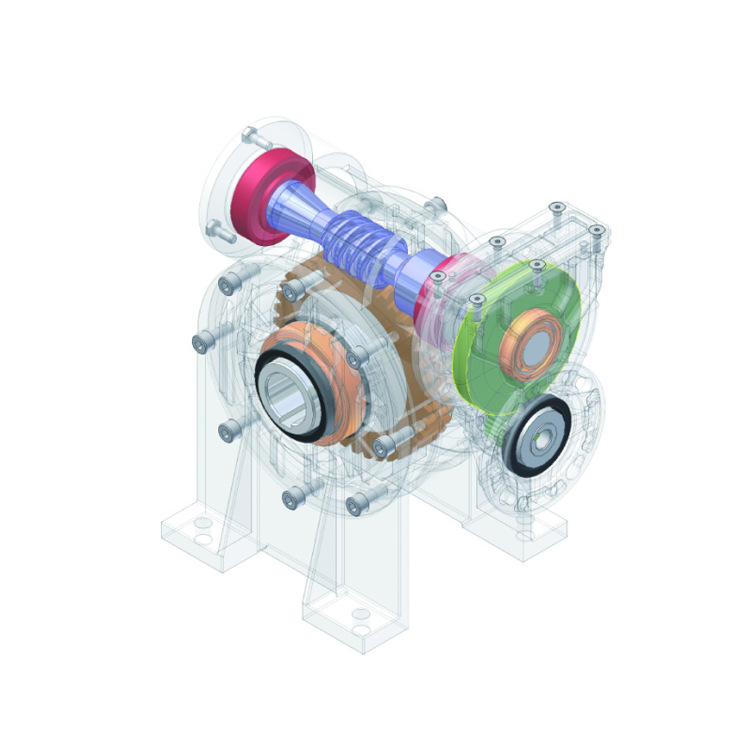 蜗轮蜗杆减速器 涡轮蜗杆CWS减速机 扭矩大 大量生产