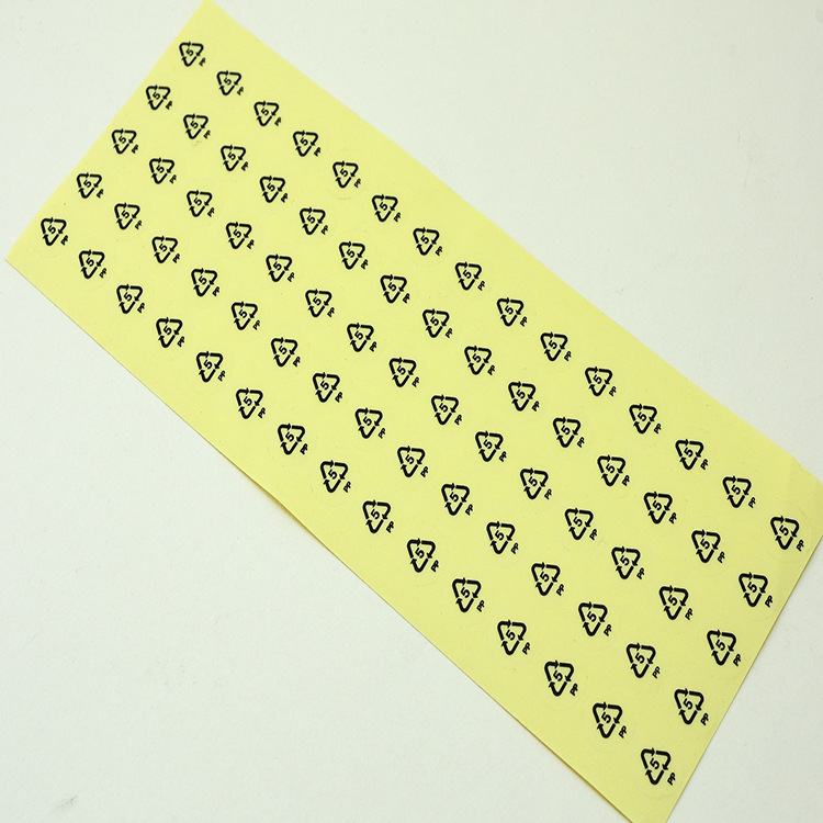佳诚东莞定制60方 85方 PE 25方 50方 透明标签 贴纸印刷厂