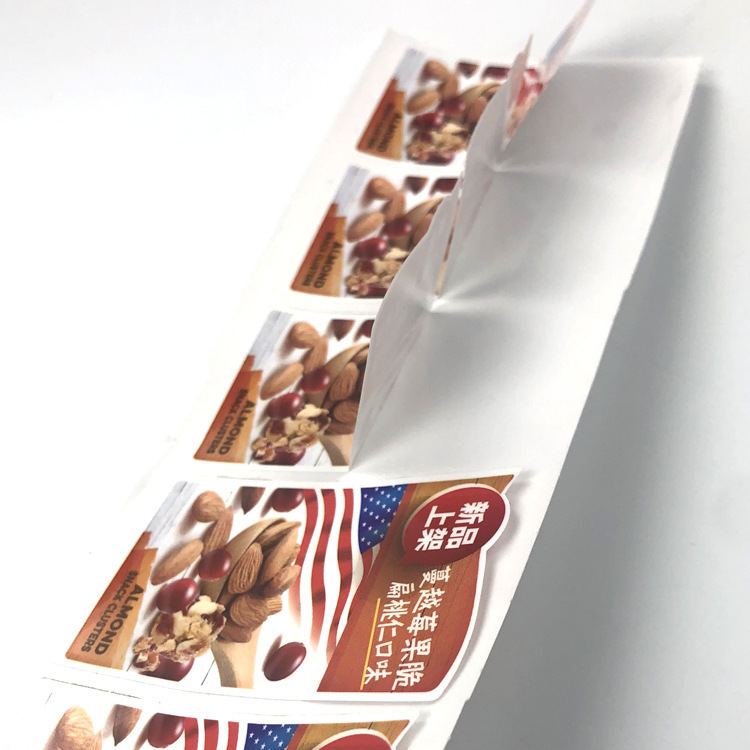 广东生产印刷卷装食品标签 保健品贴纸贴纸印刷厂家
