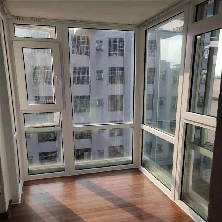 广州铝合金门窗隔音玻璃落地窗户封阳台可带纱窗工厂定制 免费上门测量窗户尺寸
