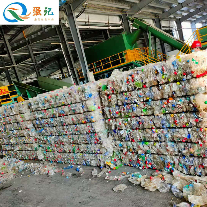 广东再生循环Rpet胶片厂家矿泉水瓶回收料制作回收利用PET可用于吸塑折盒