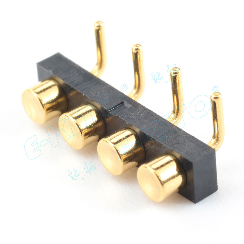 深圳pogopin连接器充电针铜柱弹簧顶针充电导电弹簧针厂家
