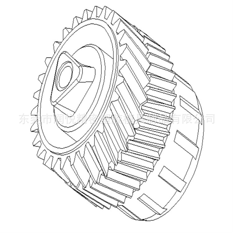 潤悅 東莞廠家直銷塑膠打印機(jī)齒輪 硒鼓齒輪配件