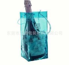 供应东莞 深圳 广州 塑料透明红酒礼品袋双支 PVC皮管手提塑料包装葡萄酒袋子 厂家直销