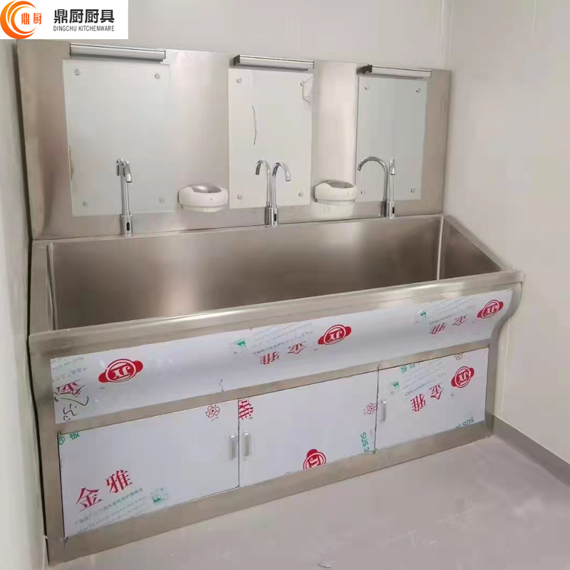 广州洗手池厂家批发 304不锈钢洗手池脚踏感应洗手槽手术室洗手池净化洗手槽厂家