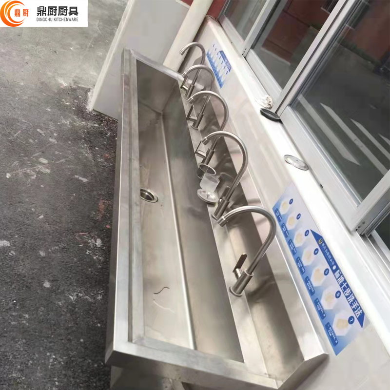 惠州厂家批发洗手池 脚踏式自动出水洗手池 幼儿园部队洗手池浸泡池