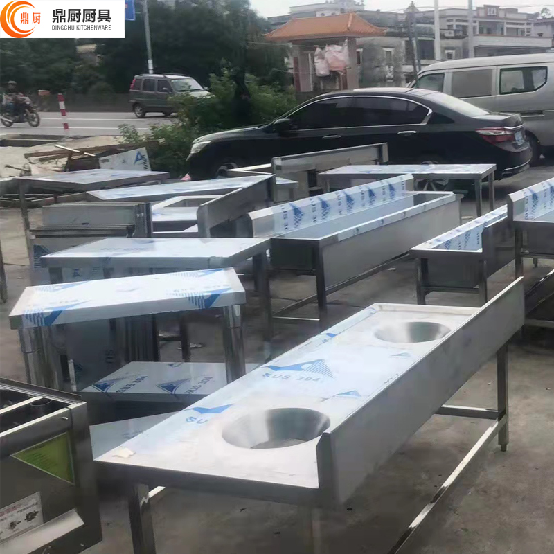 广州洗手槽厂家 不锈钢单槽医院洗手池茶水间水槽台下盆水池嵌入式小方槽套餐