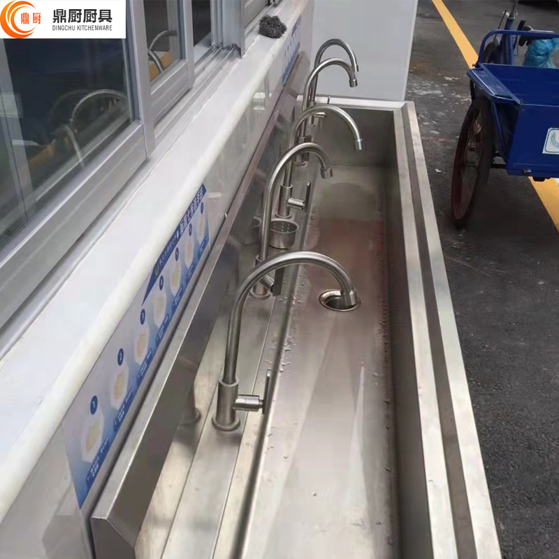 广州洗手池厂家定制 304不锈钢洗手池脚踏感应洗手槽手术室洗手池净化洗手槽厂家