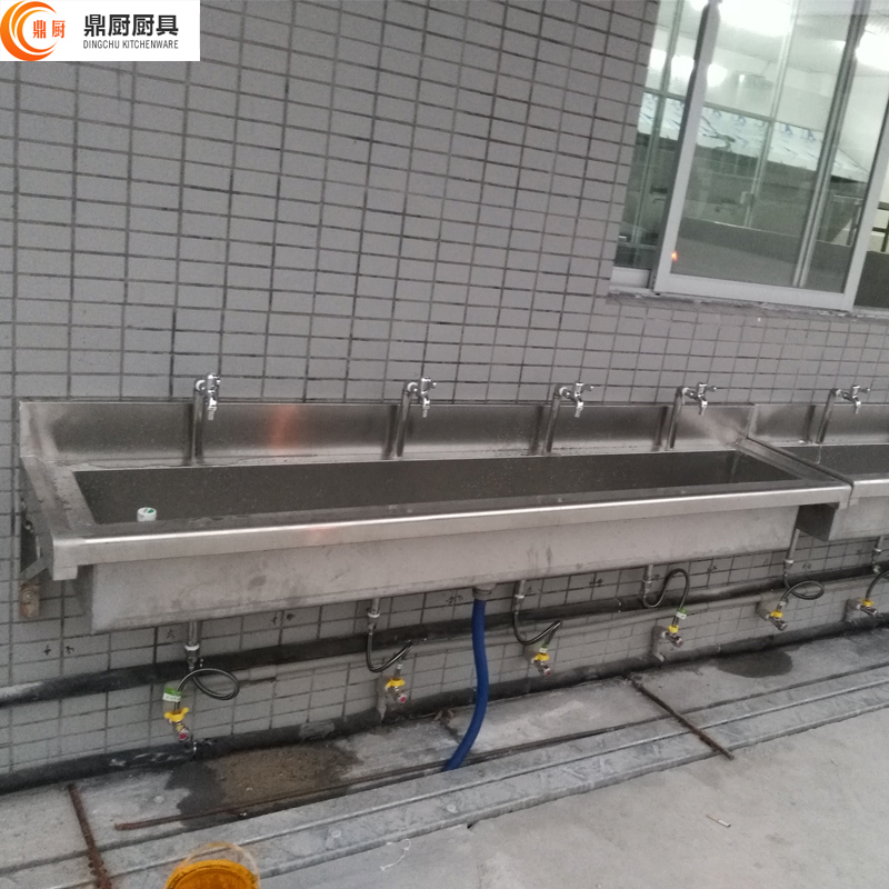 广州洗手槽厂家 304不锈钢单人水槽柜医院手术室净化车间实验室用单人洗手池水池
