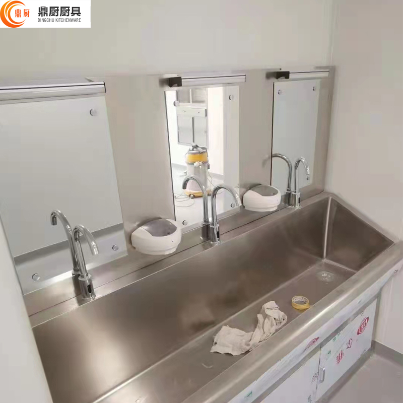 深圳洗手槽厂家 304不锈钢单人水槽柜医院手术室净化车间实验室用单人洗手池水池