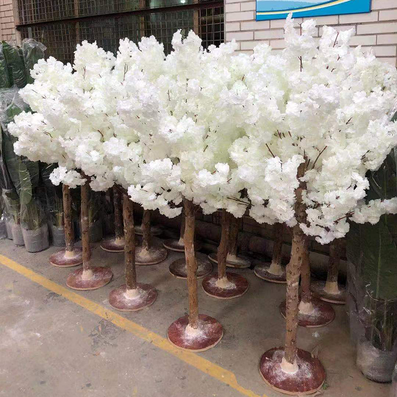 仿真植物桃花樱花树 室内节日装饰 人造树 鸿鹄生产