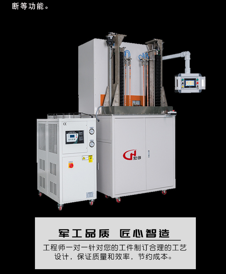 Manufacturer develops customized induction automation copper tube annealing machine for high-frequency metal heat treatment annealing equipment