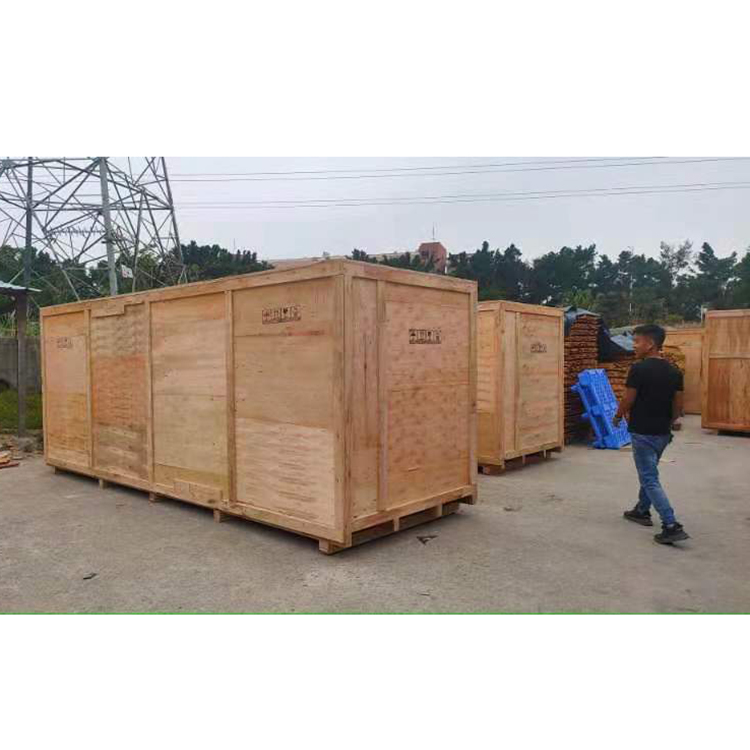 厂家专业生产耐高温钢带木箱真空木包装箱