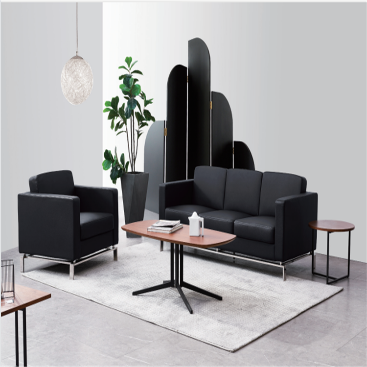 鸿泰厂家北欧简约皮艺现代沙发椅 创意休闲办公沙发 客厅皮质沙发