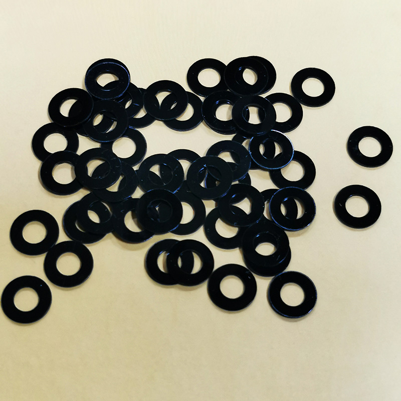 工厂供应 黑色绝缘密封塑胶 规格定制黑色尼龙垫片