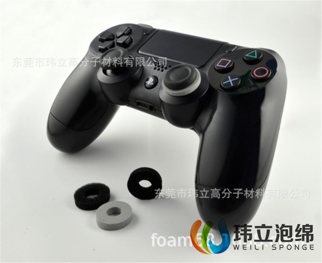 PS4/PS5游戲機(jī)手柄緩沖墊圈 泡綿橡膠墊片 任天堂搖桿EPDM橡膠圈