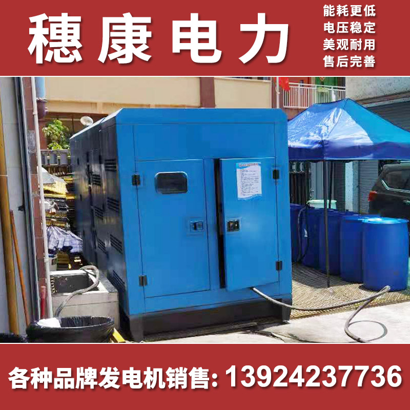 惠州30kw潍柴发电机 低噪音 性能优越