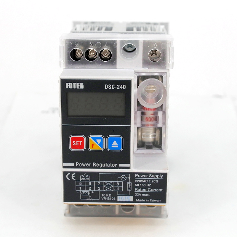 台湾FOTEK阳明 DSC-240 单相数位式带保险丝散热器功率调整器